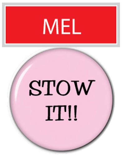 Distintivo nome mel - &, stow